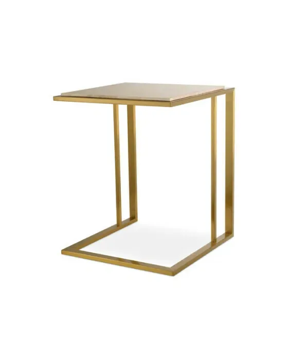 Cocktail Side Table Brass