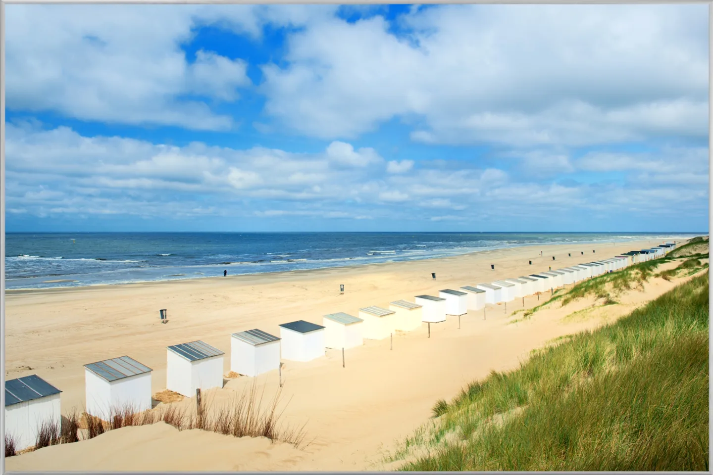 image LAND Bild mit Rahmen Strandhäuser Von Oben | Schubiger Möbel