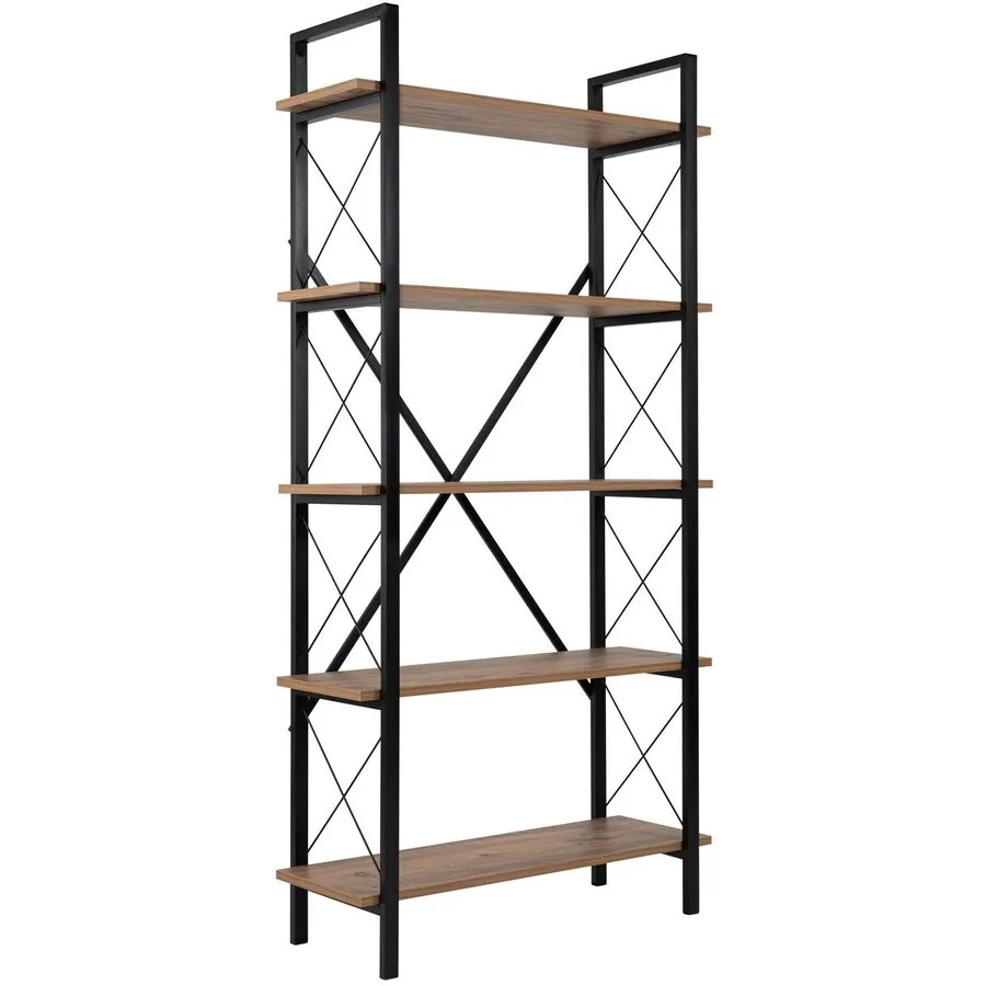 Bücherregal Ely Kiefer Holzwerkstoff B 90 H 180 cm