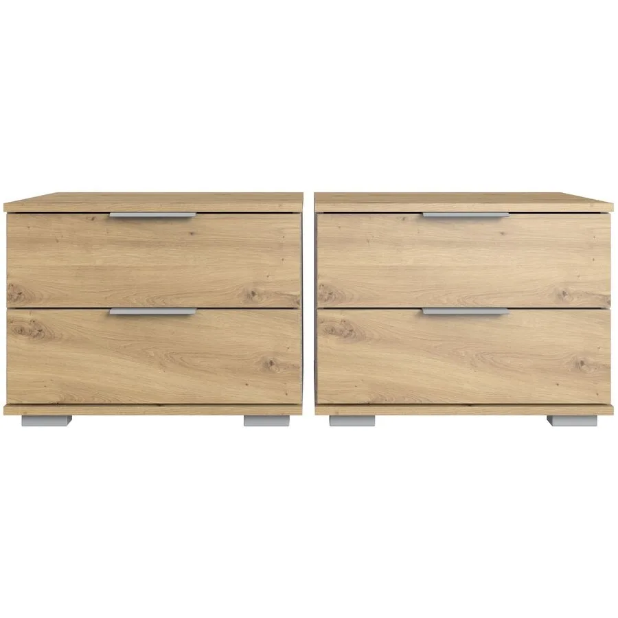Nachttisch Peyton A Eiche Dekor Holzwerkstoff B 104 H 40 cm