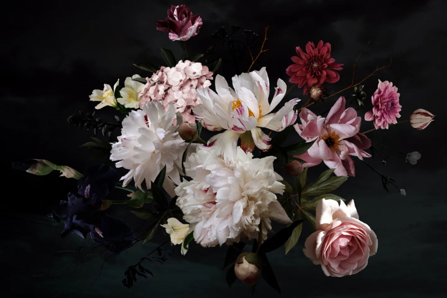 image LAND Alubild Hübsches Blütenbouquet Iii | Schubiger Möbel