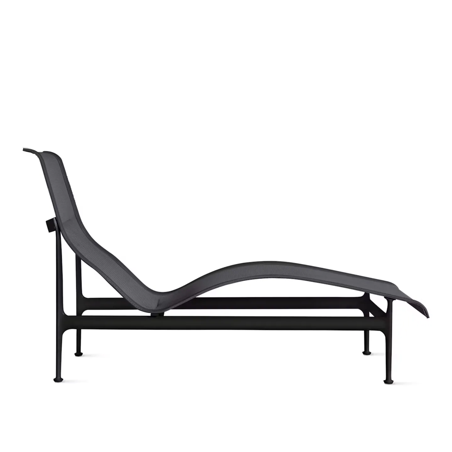 Knoll - 1966 Contour Chaise Lounge, Svart (Onyx) - Solstolar - Richard Schultz - Metall