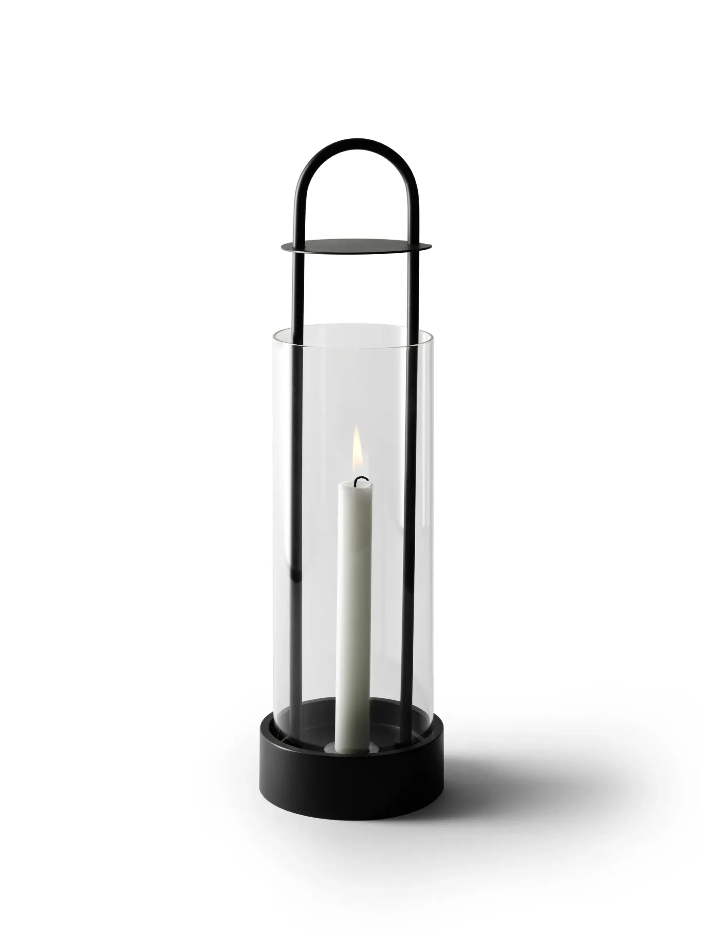 Design House Stockholm Lotus Windlicht Schwarz