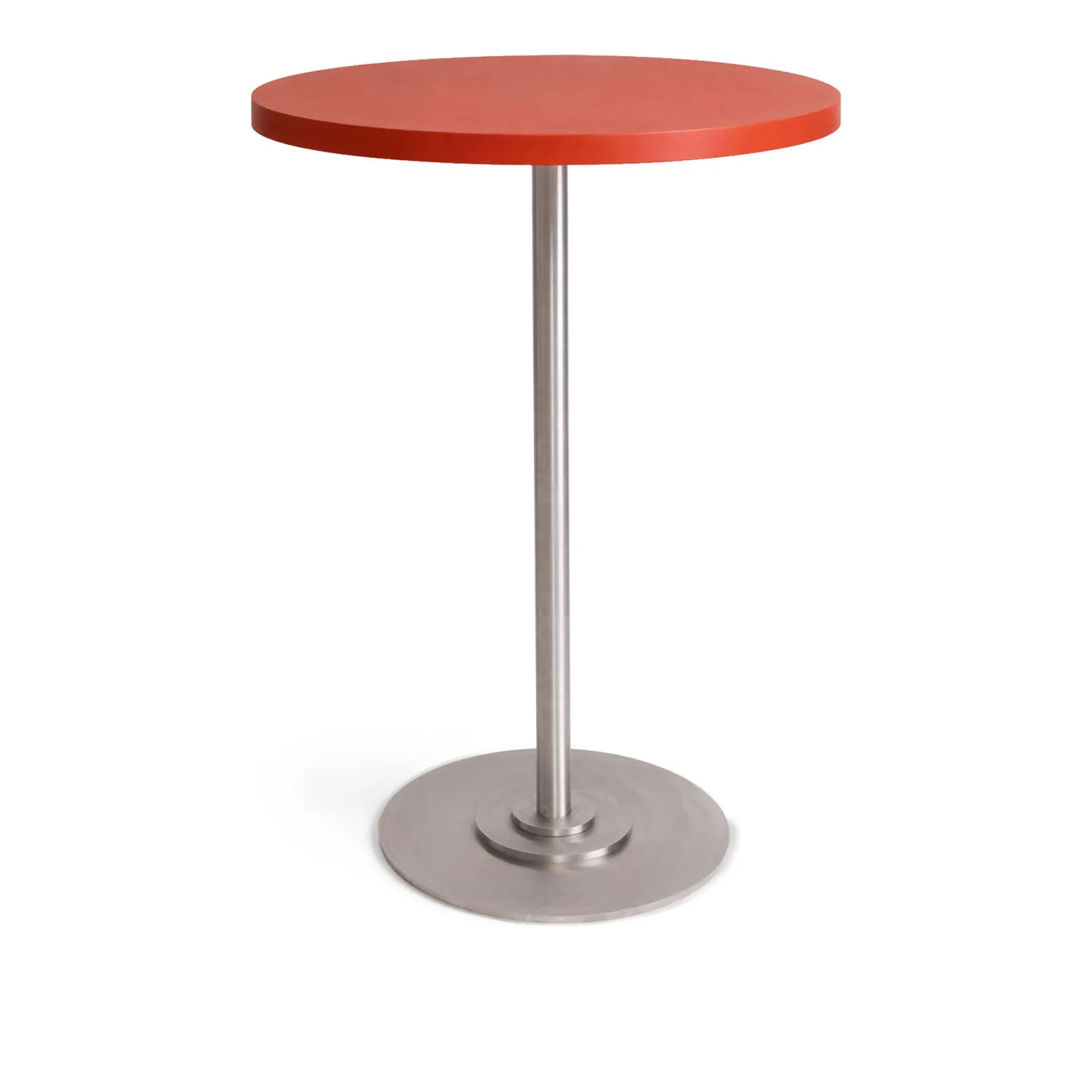 Frama - Table 57 matbord 55 cm rostfritt stål / red - Matbord - Per Holland Bastrup - Röd - Metall