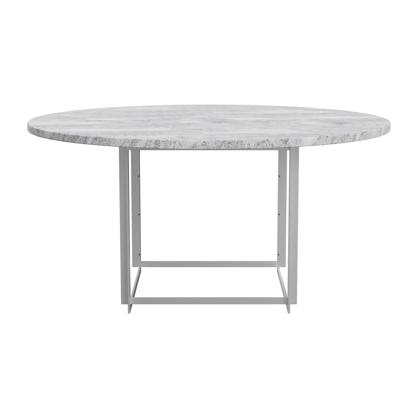 Fritz Hansen PK54 bord Ø140 cm Fauske marble grey-white