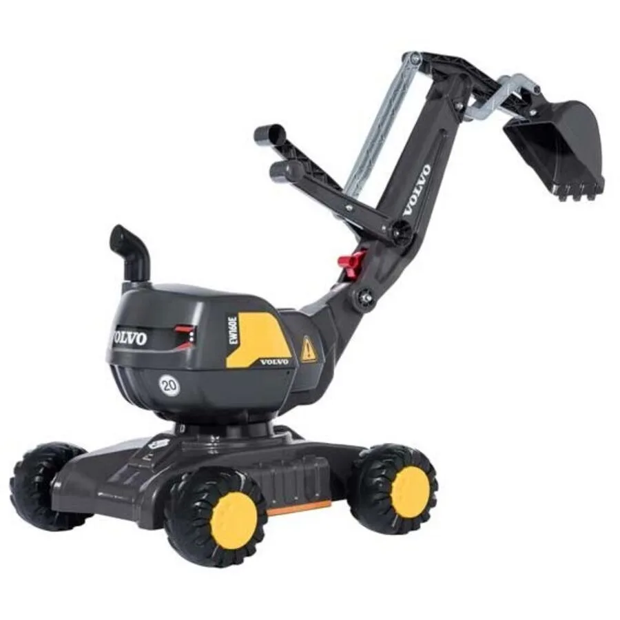 RollyDigger Volvo Rolly Toys Schwarz Kunststoff - Farbe: Schwarz/Gelb