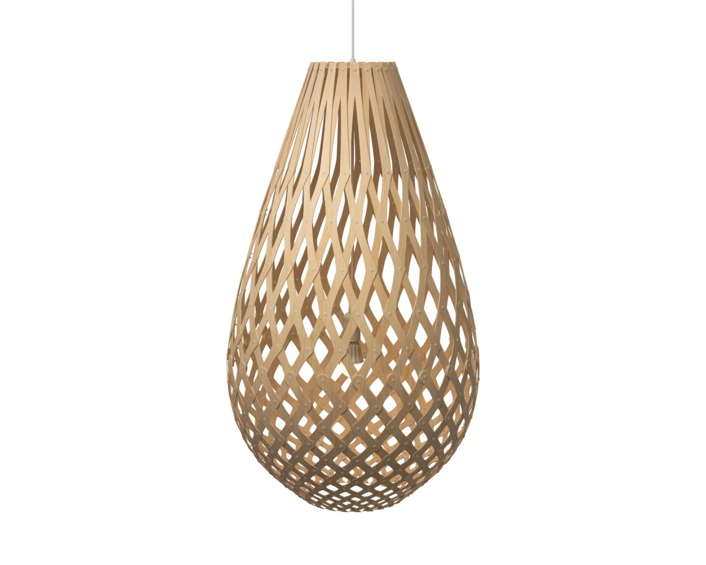 Koura Taklampa H100 Bamboo - David Trubridge - Vardagsrum - Bambu