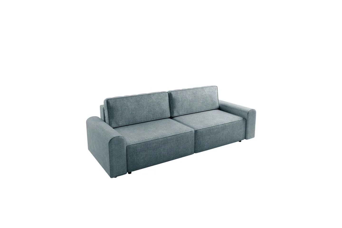 Bella Bäddsoffa 3-sits i Plysch - Grå