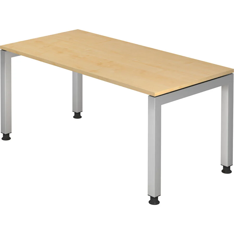 Schreibtisch Office Ahorn Holzwerkstoff Höhenverstellbar B 160 T 80 cm