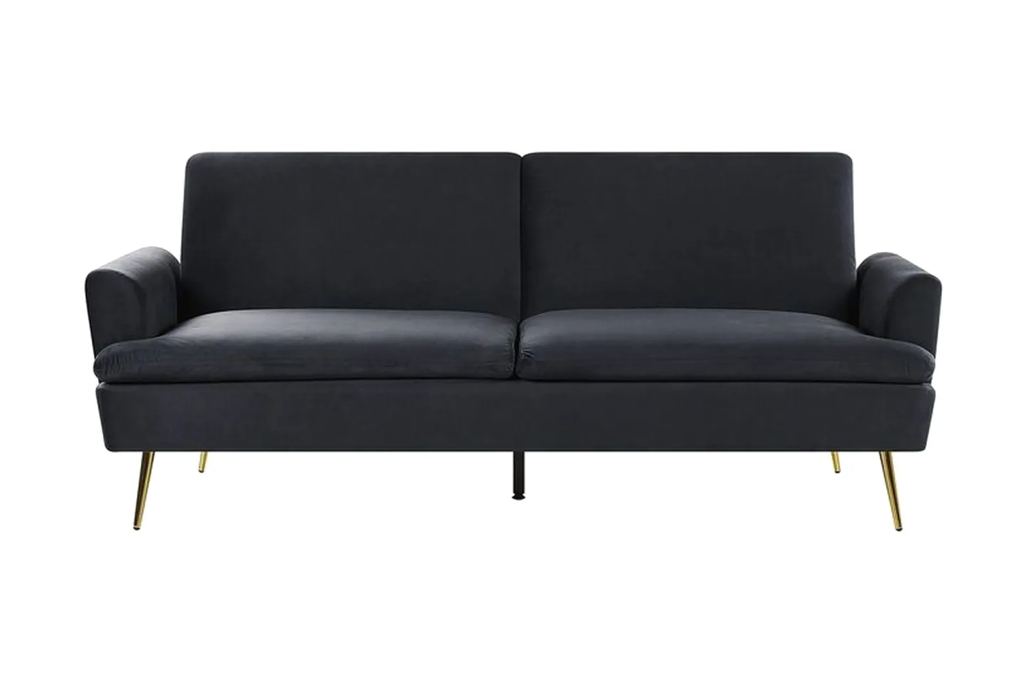 Vettre 3-sits Bäddsoffa - Sammet/Svart