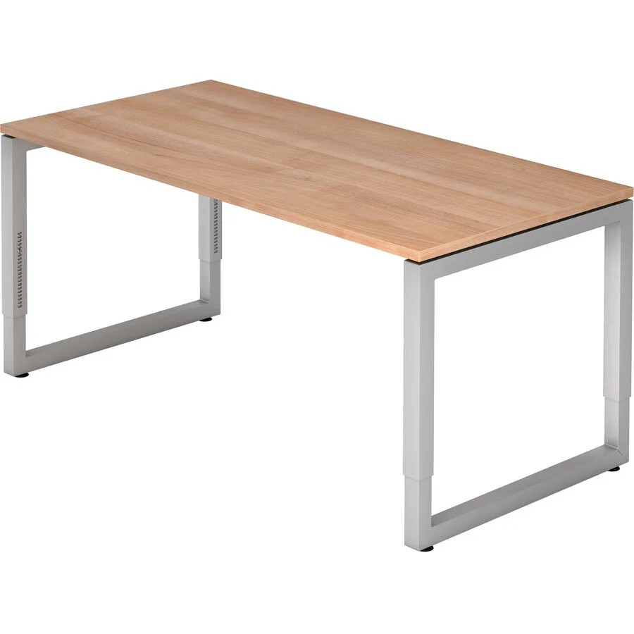 Schreibtisch Office nussbaum Holzwerkstoff B 160 T 80 cm