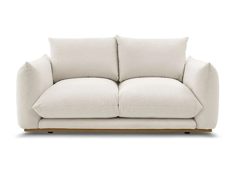 2er Sofa BOBOCHIC ERNEST Stoff beige