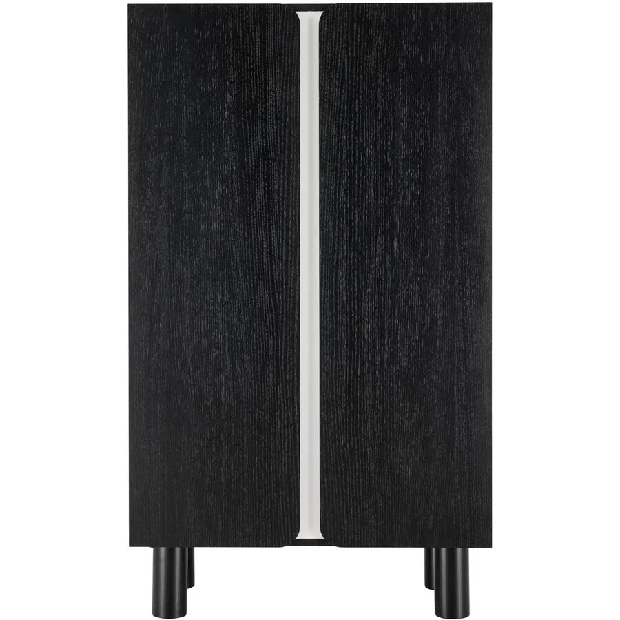 Highboard Roula schwarz Eiche B 80 H 137 cm