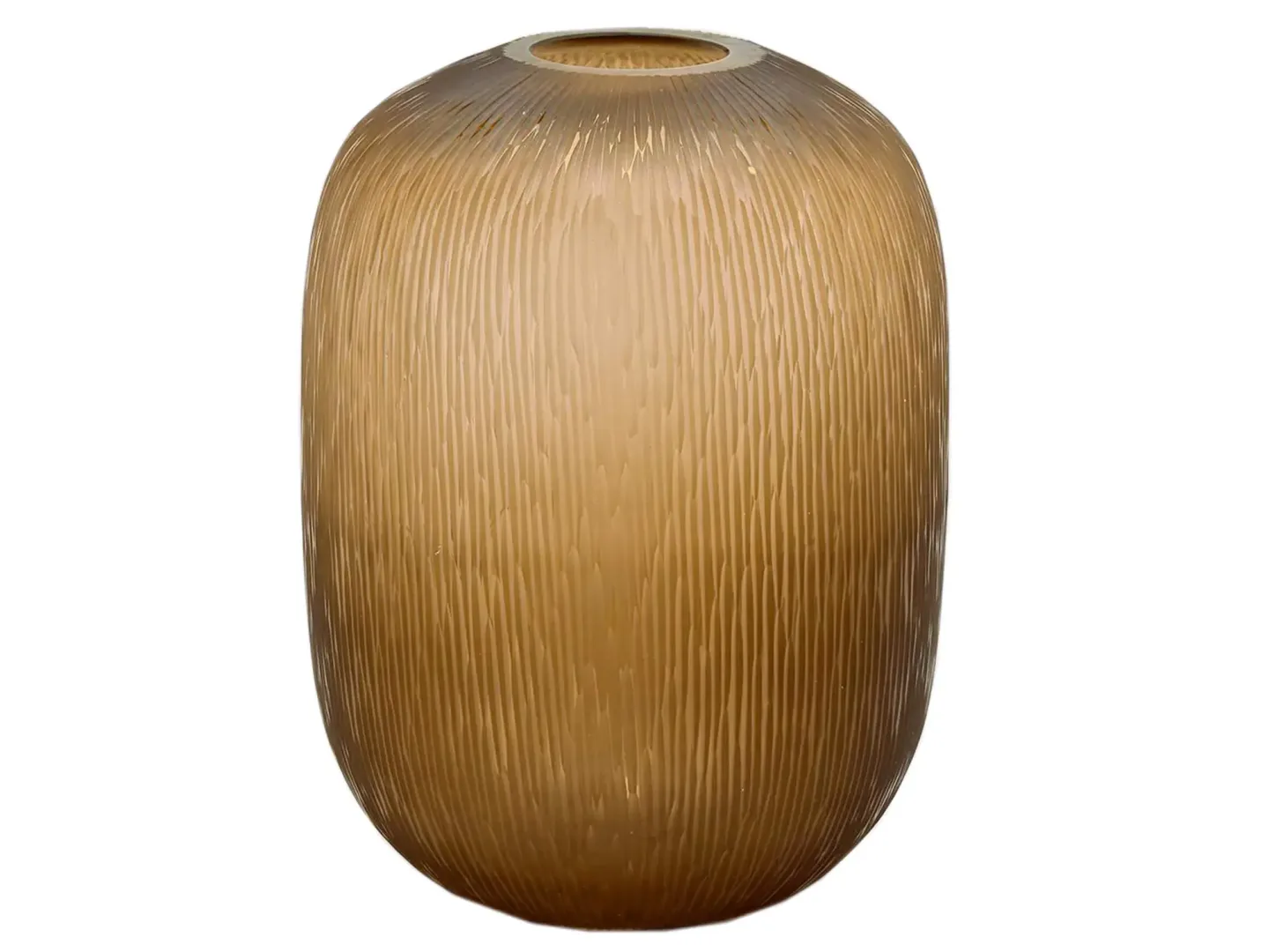Edg Vase Amber Geschliffen H: 40 cm | Schubiger Möbel