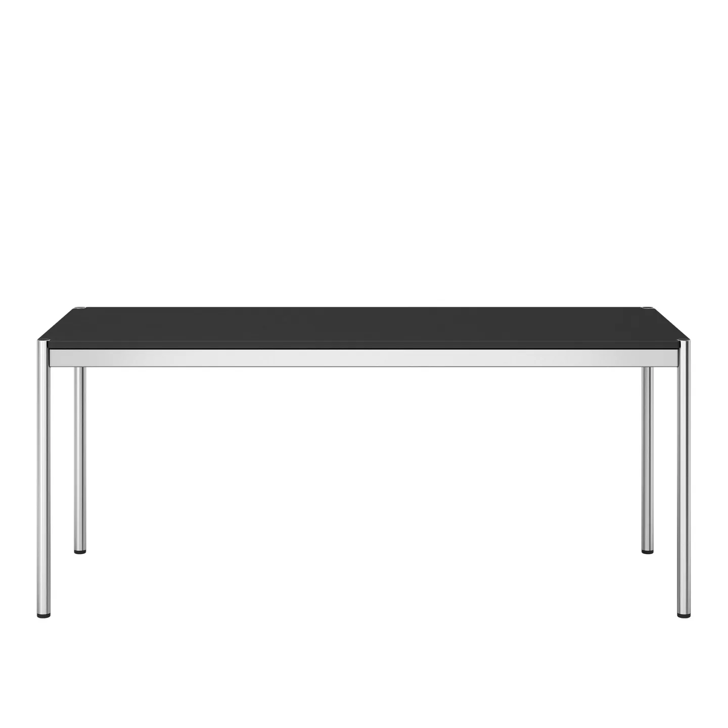 USM - USM Haller T69 41 Linoleum Nero - Matbord - Fritz Haller & Paul Schärer - Svart - Metall