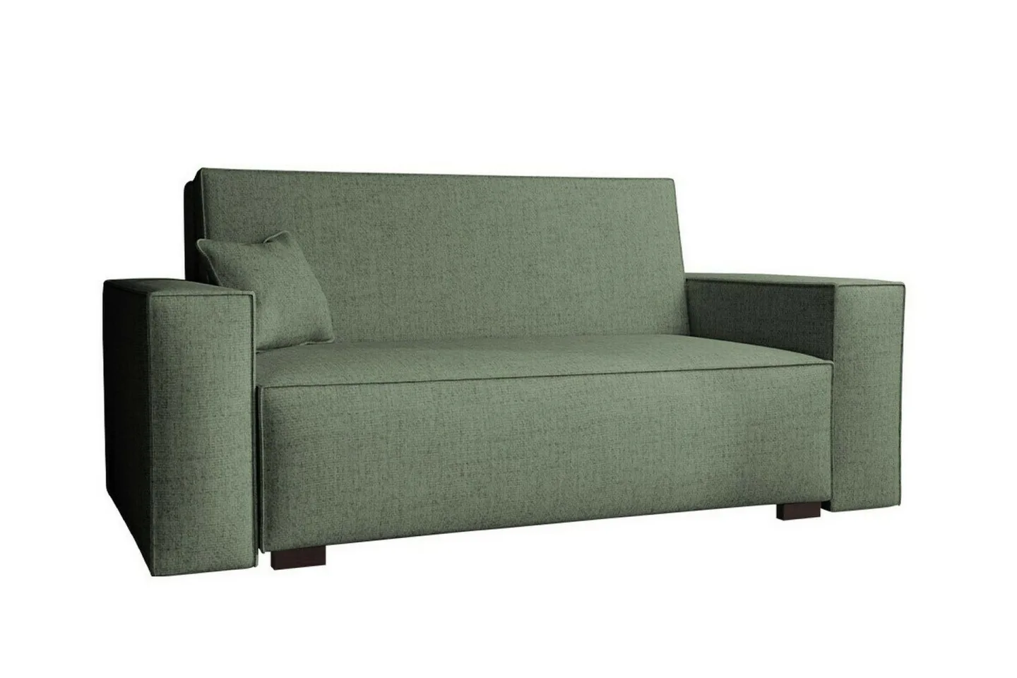Denegal 2-sits liten bäddsoffa i Tyg - Grön