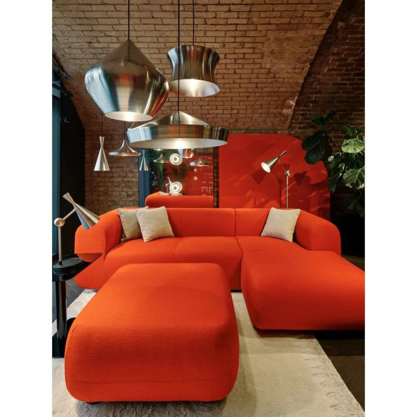 Beat Unbeaten Waist LED Pendel Aluminium - Tom Dixon - Stue