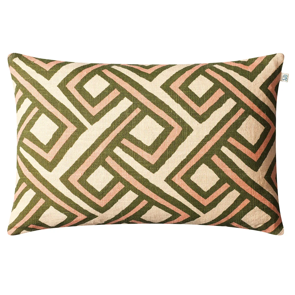 Chhatwal & Jonsson Lanka Kissenbezug 40 x 60 cm Cactus green-rose