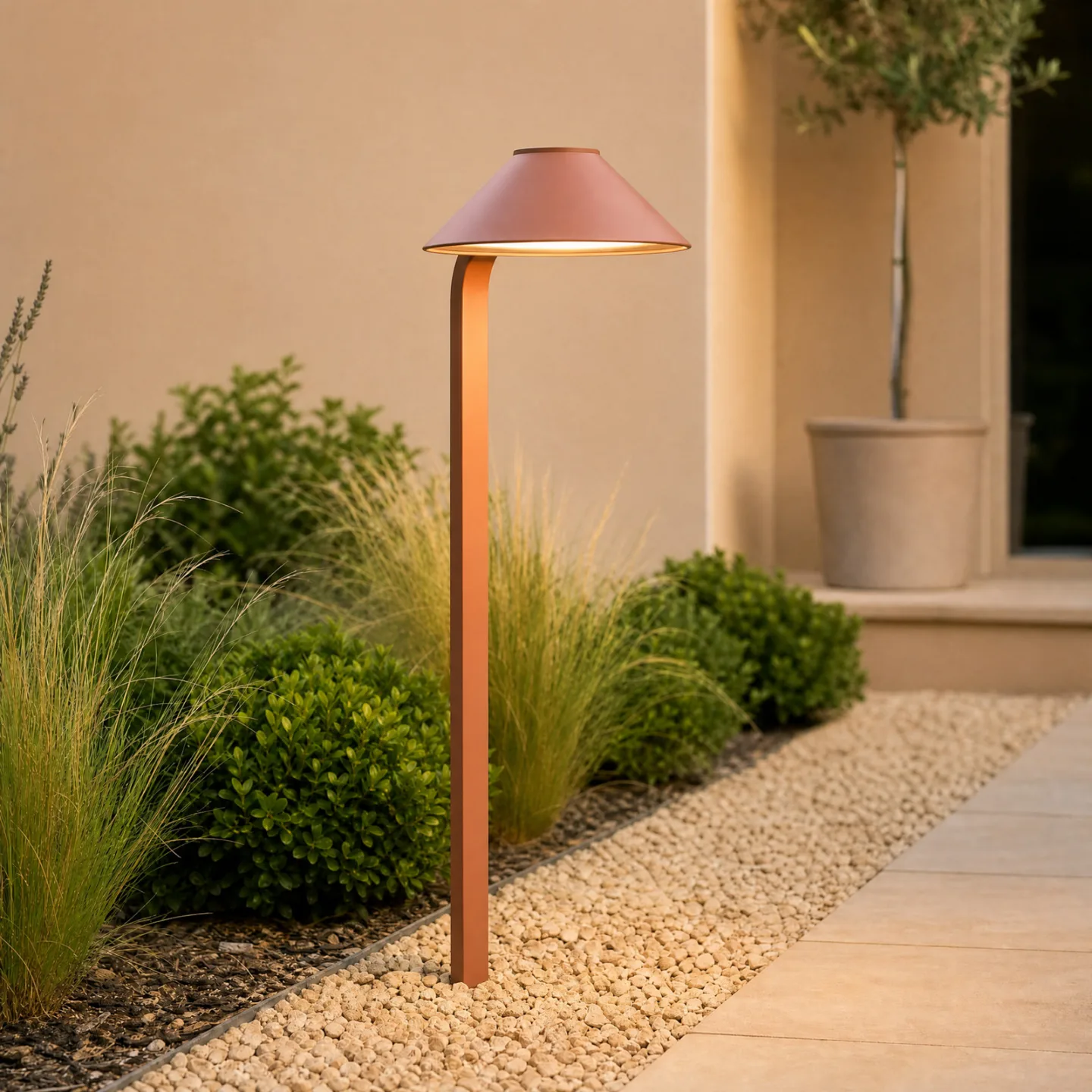 Capelo LED-Erdspießlampe, tonfarben, Höhe 78cm IP65 - Lindby - Modern - Aluminium - Einflammig