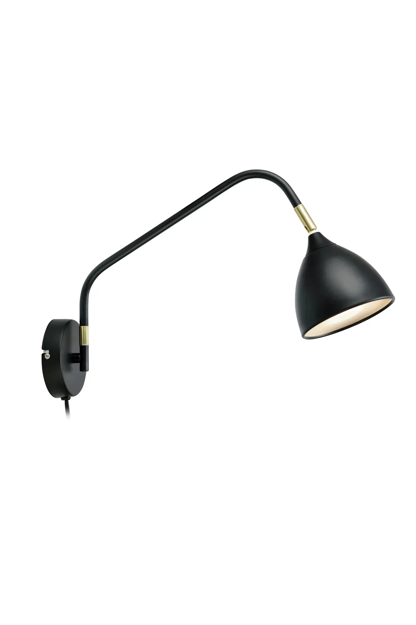 Valencia Nachttischlampe Schwarz