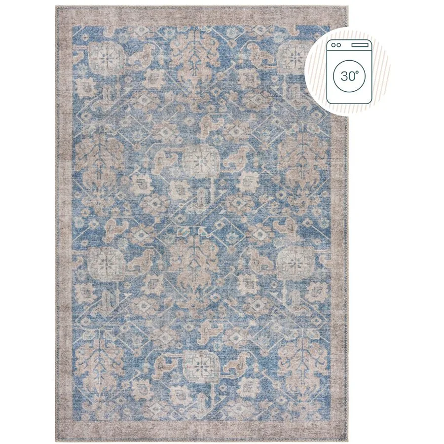 Teppich Zruk Weiss Polyester 115 cm 170 cm