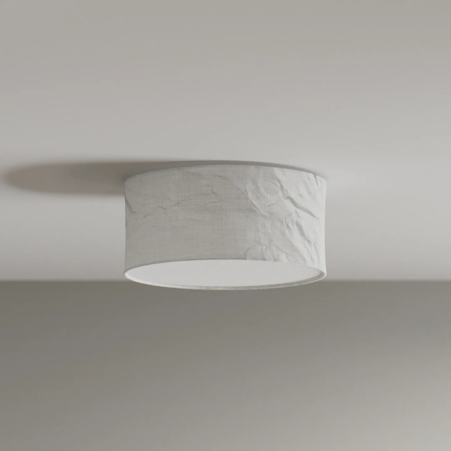 Vita Deckenleuchte Ø40 White - By Rydéns - Wohnzimmer - Stoff / Textil - Rund