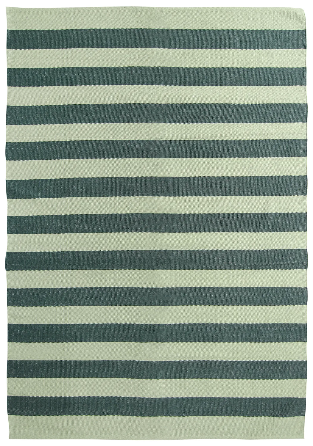 Bomullsteppe - Nilo (grön) (Størrelse: 80 x 300 cm)