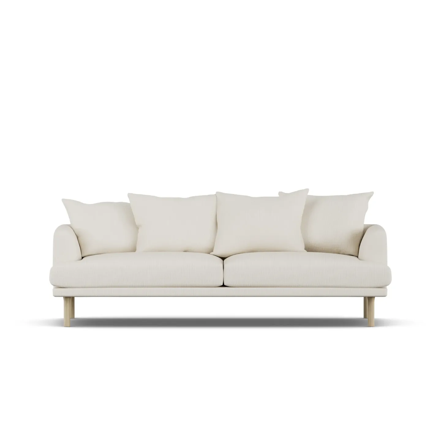 1898 Sjövik Sofa Jump Off White 1954-Eiche weiß geölt, 3-sitzig