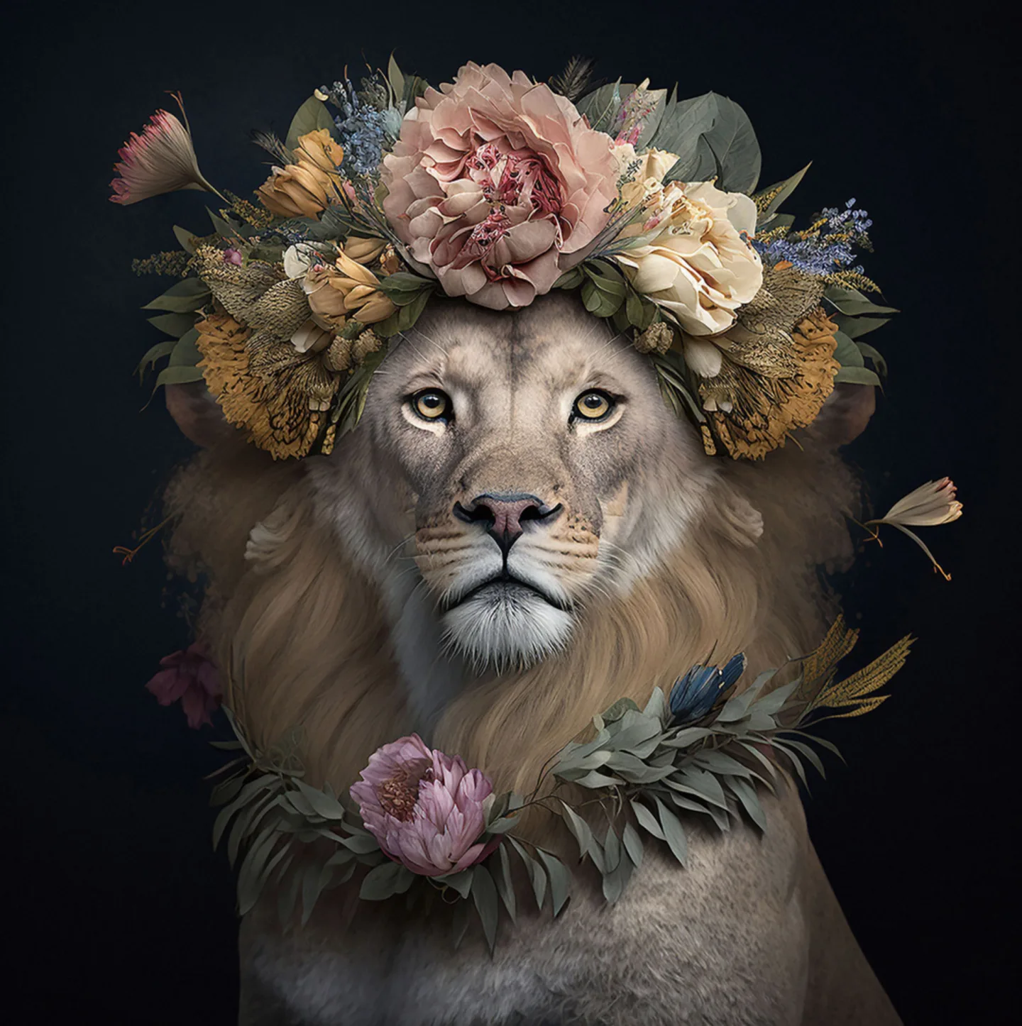 image LAND Glasbild Flower King | Schubiger Möbel