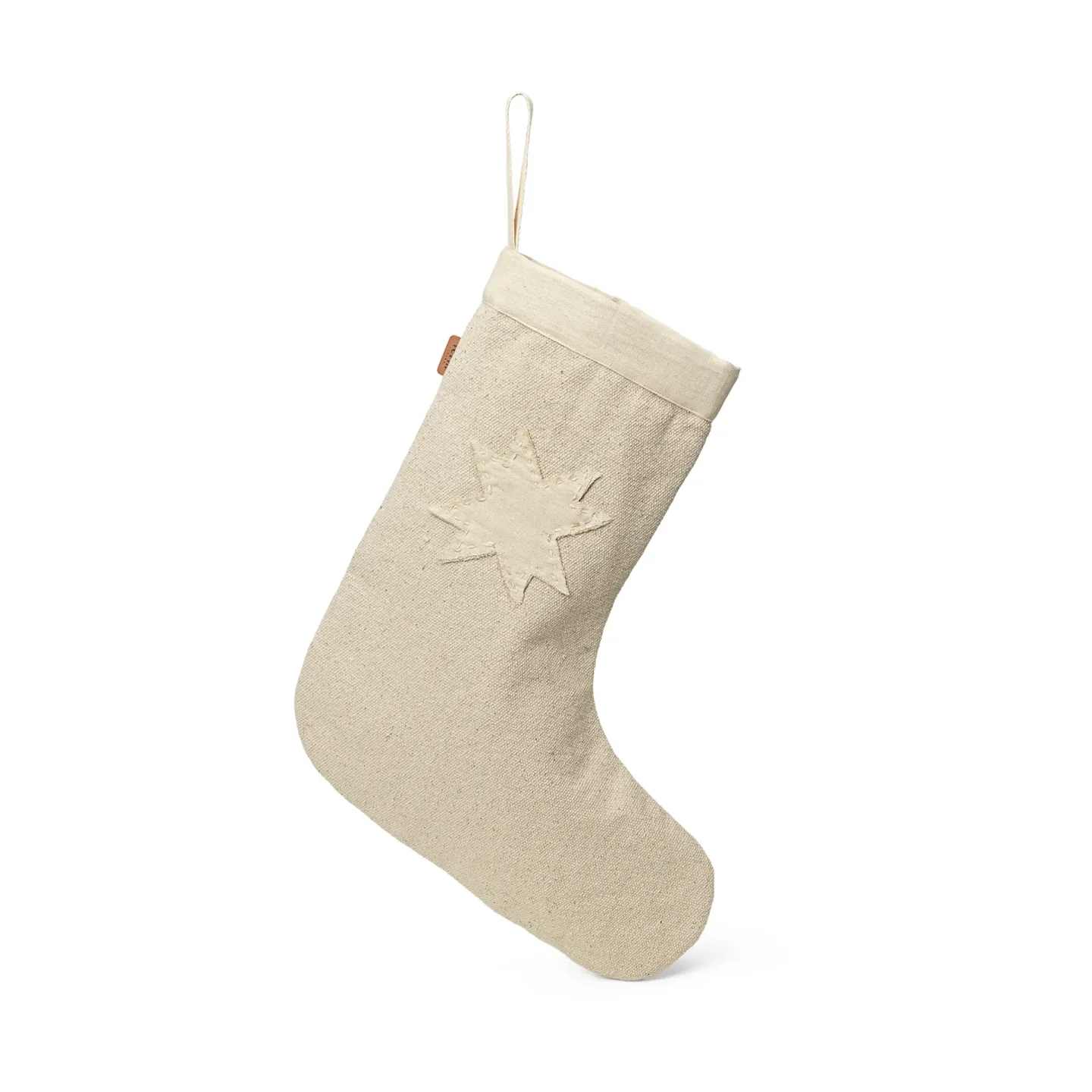 Ferm Living Vela julstrumpa Natural