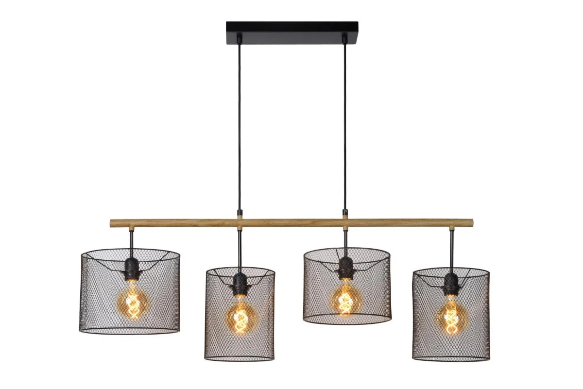 Lucide - Baskett 107cm - Taklampa - Svart