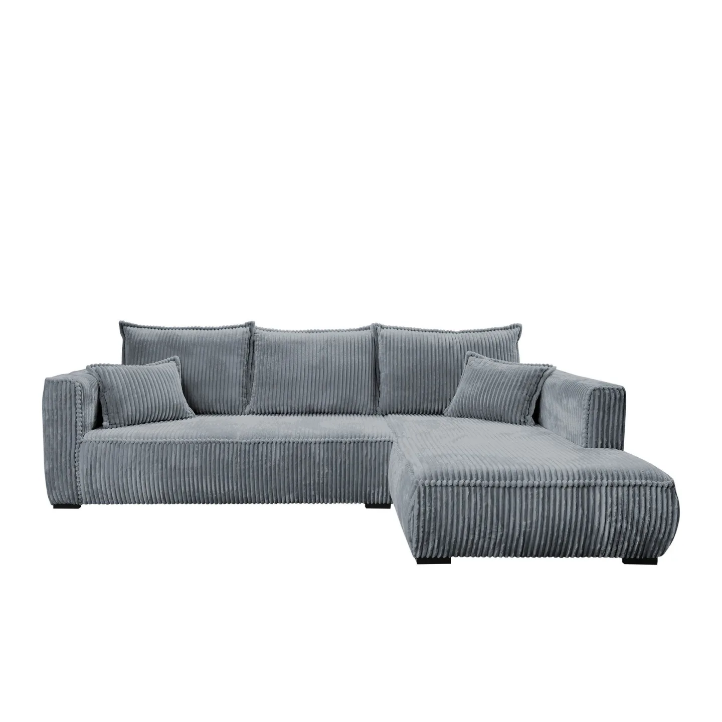Puente 4-sits Soffa med divan - blå