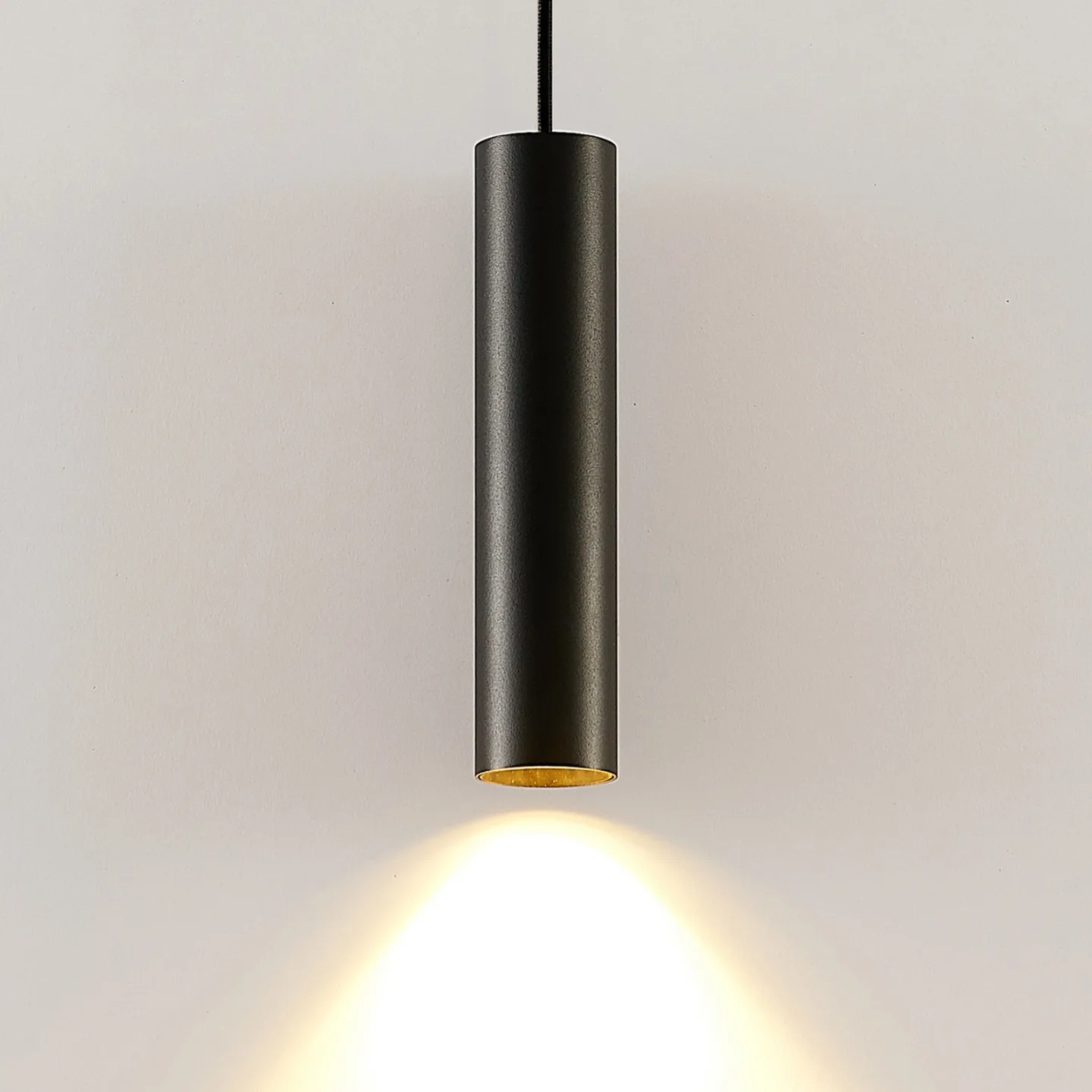 Ejona pendellampe, sort, højde 27 cm, GU10 - Arcchio - Entré - Moderne - Metal - Med én lyskilde