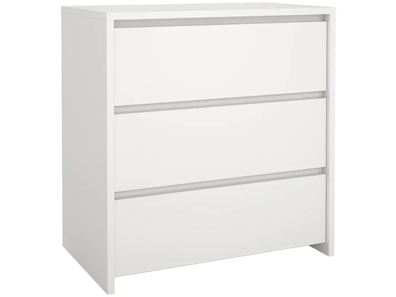 Kommode NEXT 3 Schubladen 48.1x80.1x83.8cm weiss matt