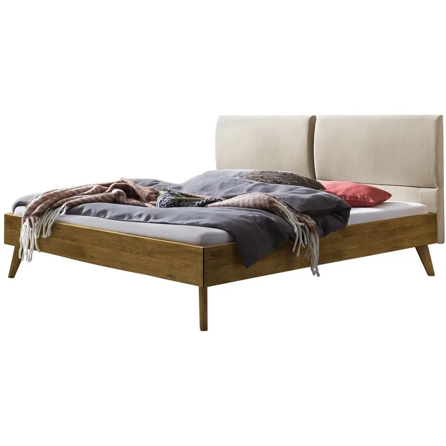 Hasena Bett Gunter Wildeiche Eiche Massivholz 140 x 200 cm