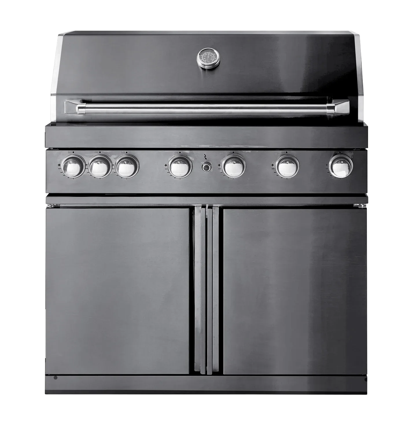 Black Collection - Freistehender Gasgrill mit 6 Brennern und Infrarotbrenner