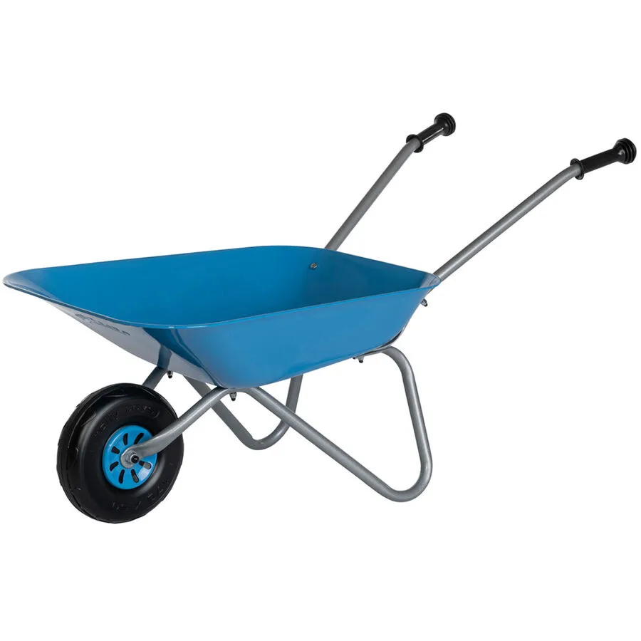 Metallschubkarre Rolly Toys Blau Metall - Farbe: Blau/Silber