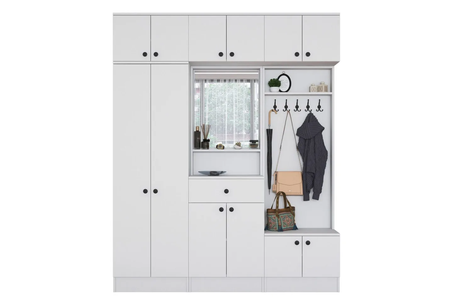 Itsuo Hallmöbelset Vit - Hanah Home