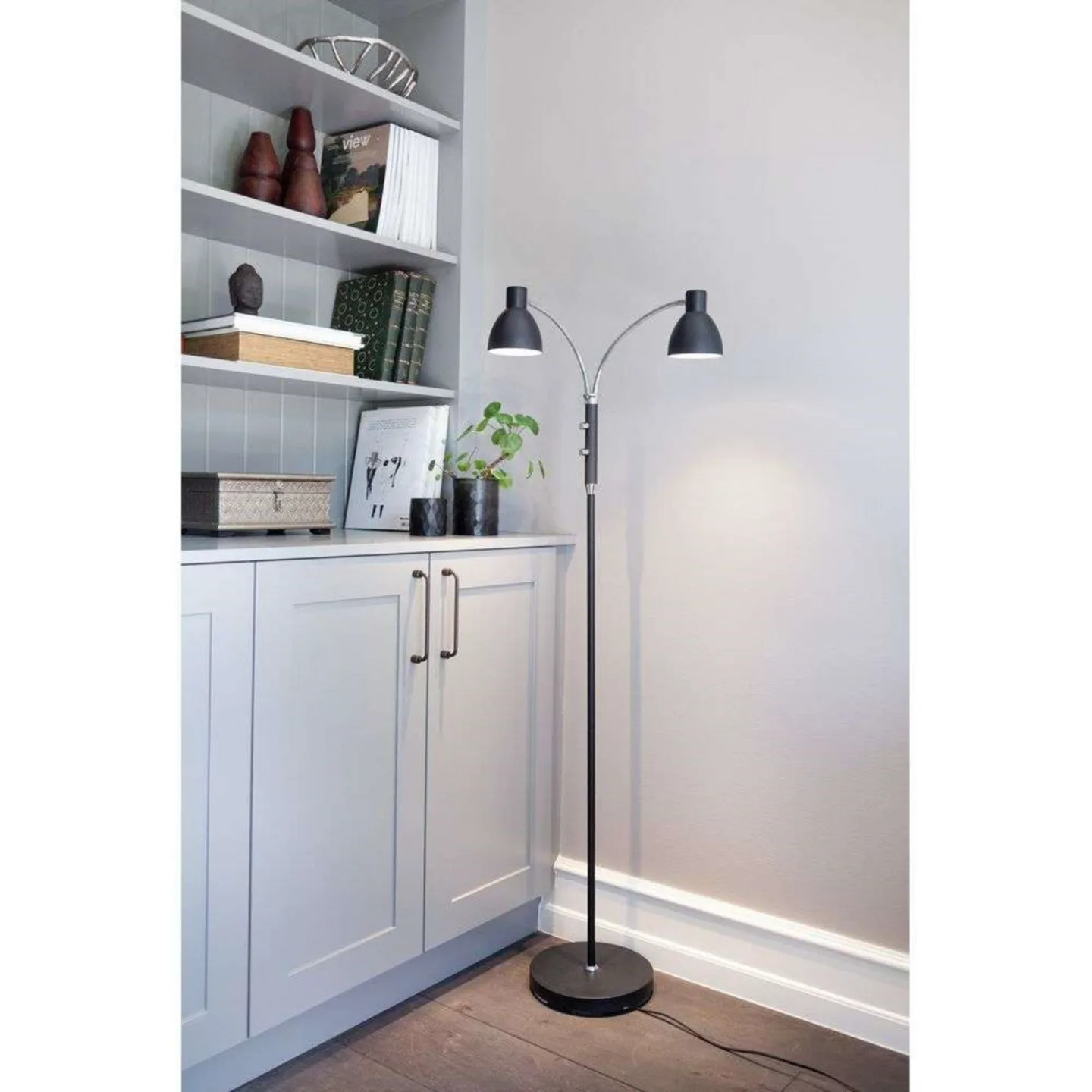 Hudson 2 Stehleuchte - Halo Design - Wohnzimmer - Metall