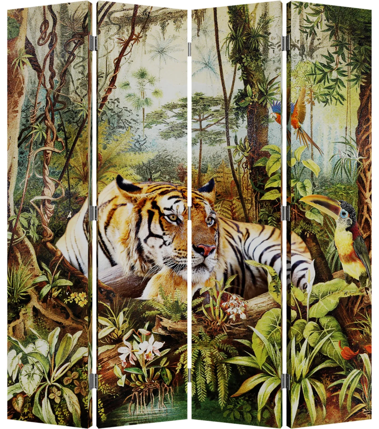 image LAND Raumteiler "tiger-Flower" Wendemotiv | Schubiger Möbel