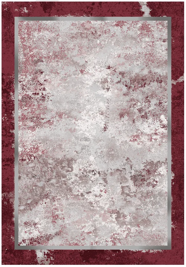 Wilton-teppe - Peri (rød/multi) (Størrelse: 160 x 230 cm)