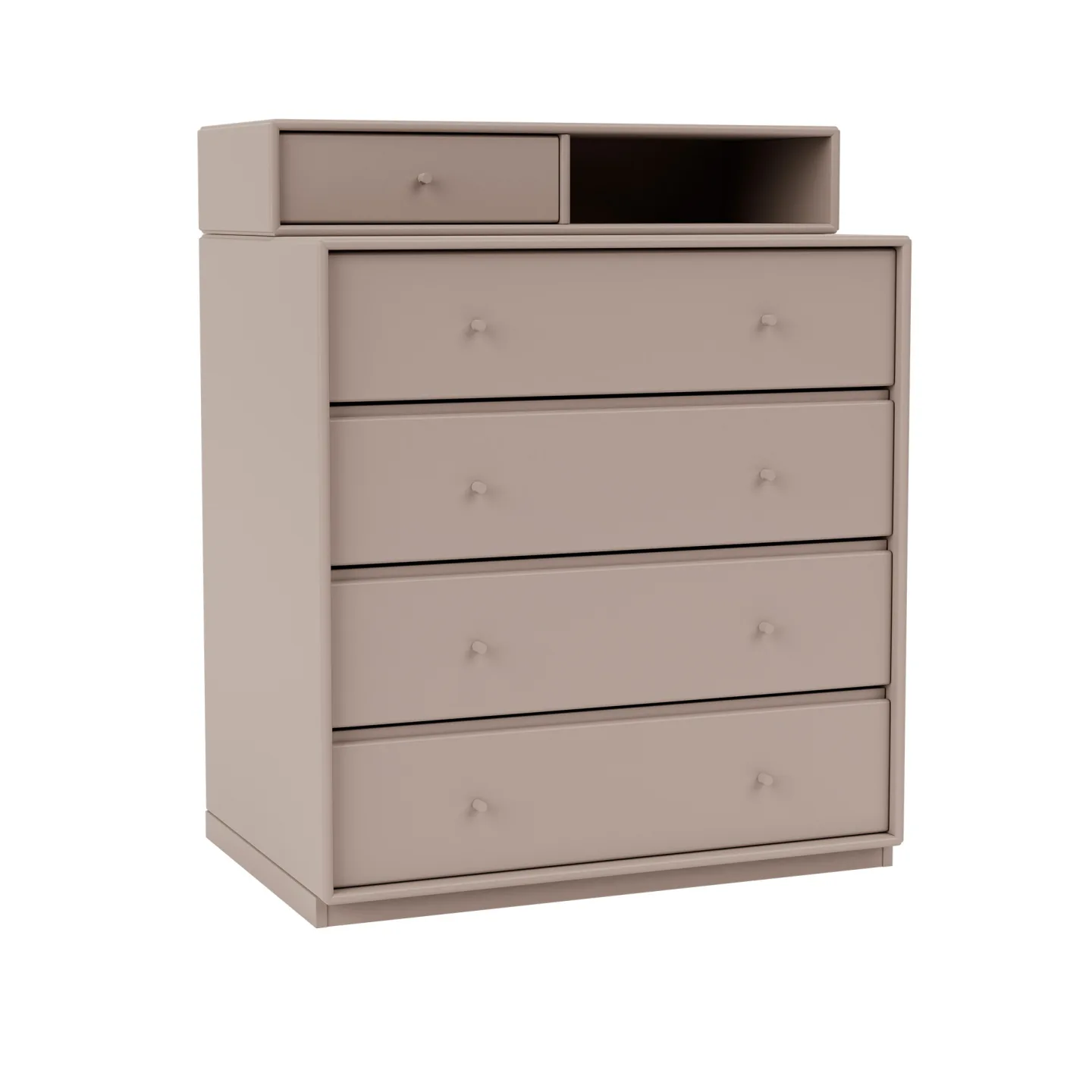 Montana - Keep Chest Of Drawers 162-Hokkaido 07 Plinth 7 cm - Byråer - Peter J. Lassen - Röd - Trä