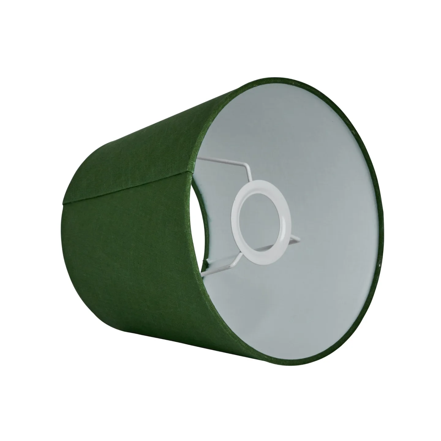 Basic straight Lampenschirm, moosgrün, Ø 20 cm - Watt & Veke - Design - Stoff / Textil
