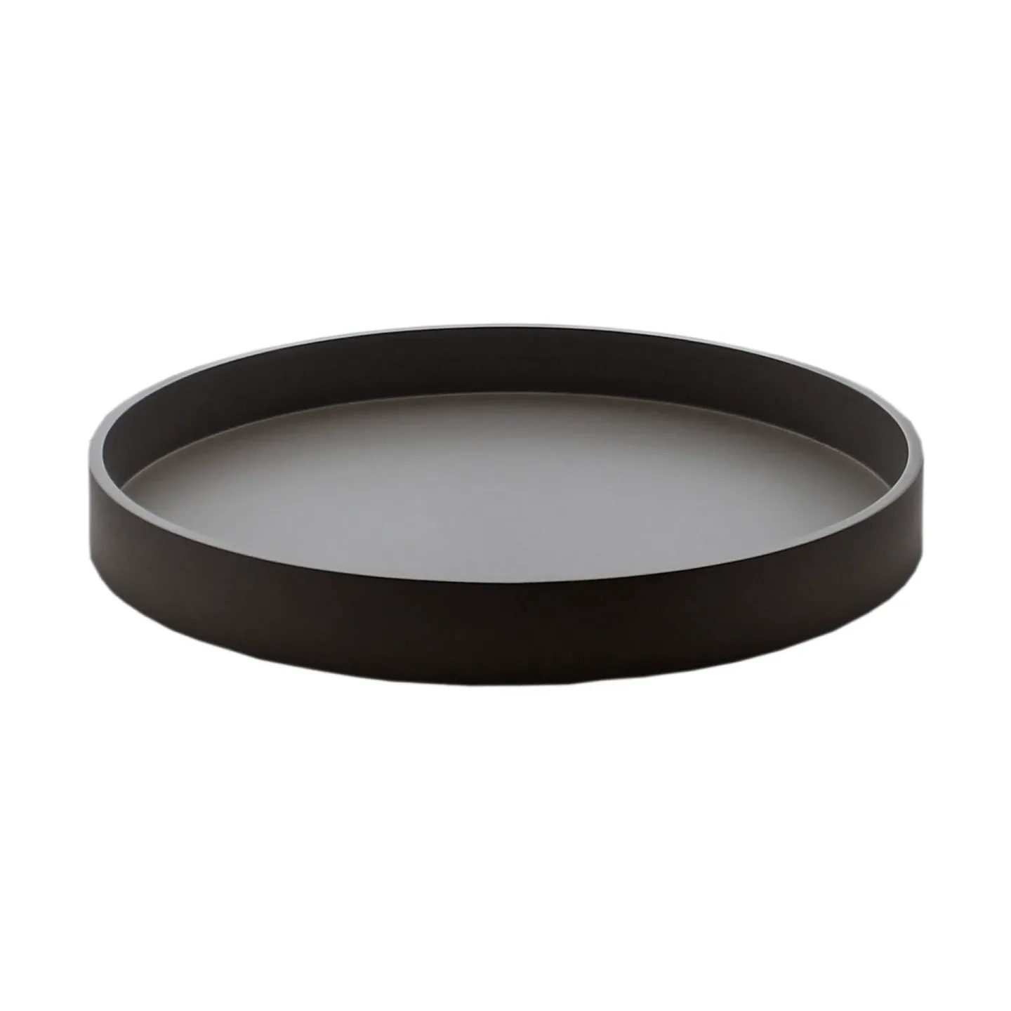 Mojoo Matt lackiertes Dekotablett Ø30x4 cm Black