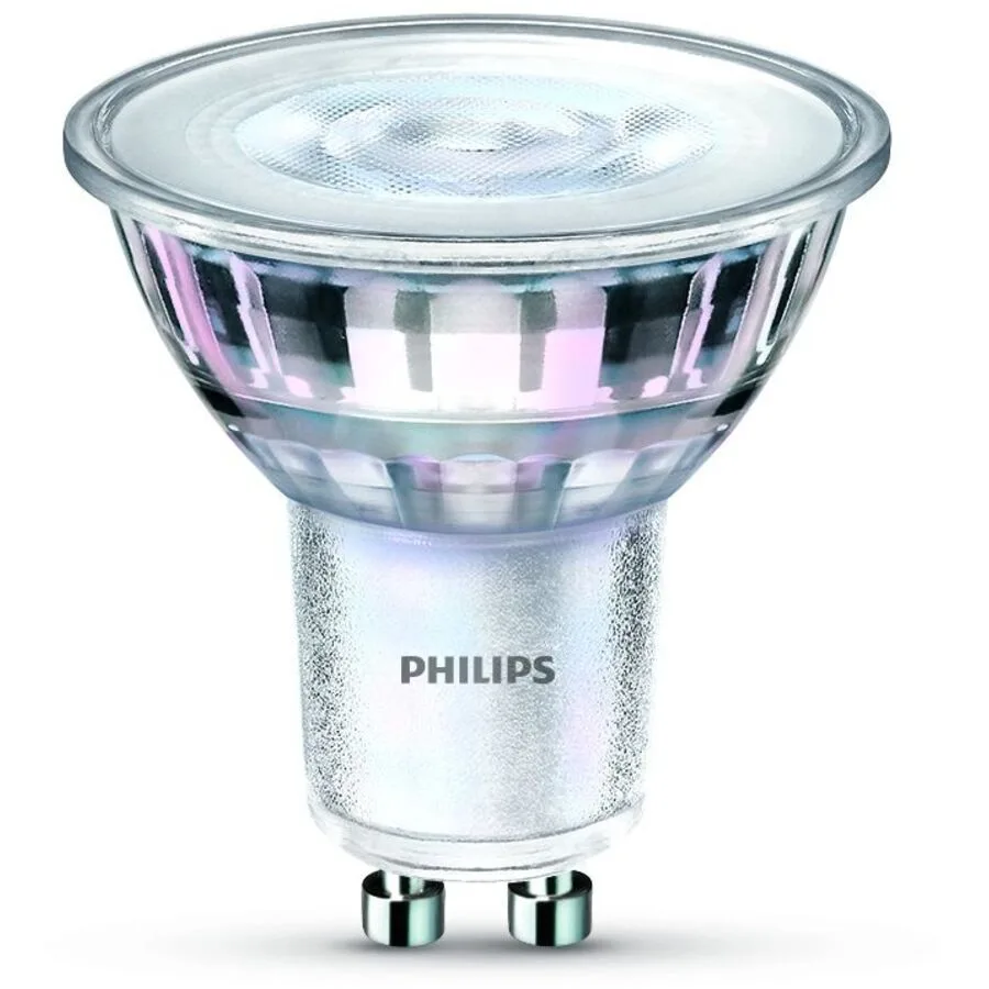 Leuchtmittel Philips Glas GU10 3.8 W - Farbe: silber - LED - Lichtfarbe: Extra warmweiss - LED Leuchtmittel