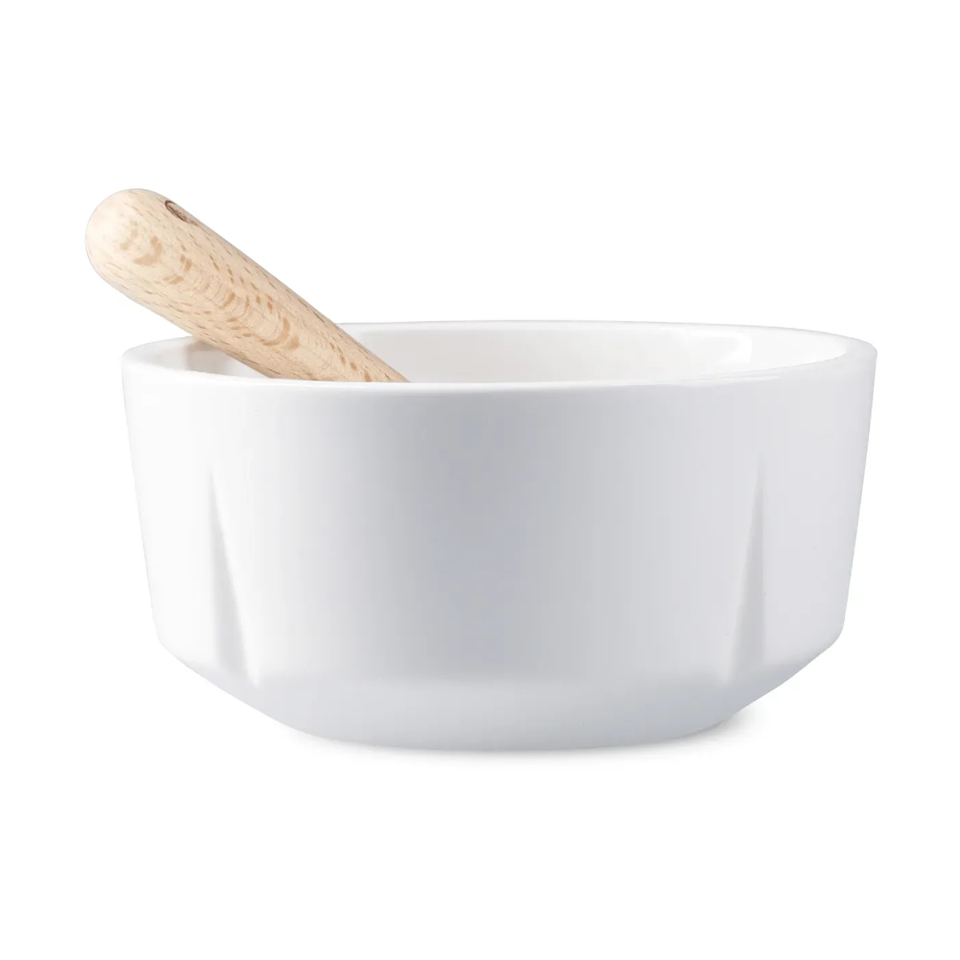 Rosendahl Grand Cru Snackschale und Löffel Weiß, Ø10,5 cm