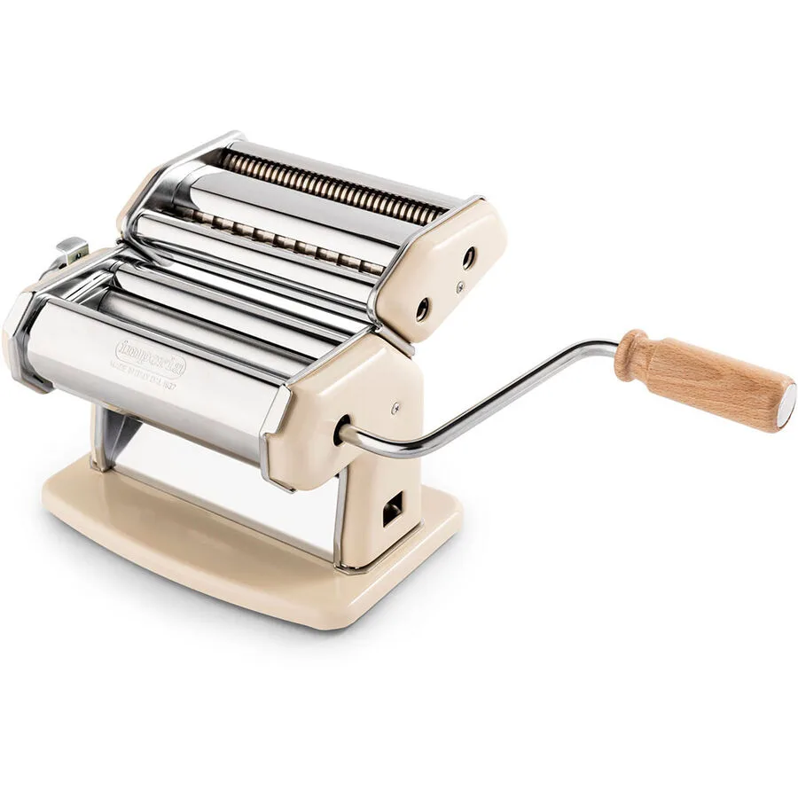 Pastamaschine iPasta Imperia creme Edelstahl B 38.5 cm
