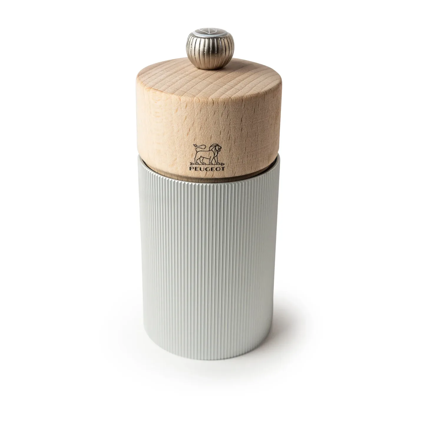Peugeot Line Natural Salzmühle 12cm Wood-Aluminium