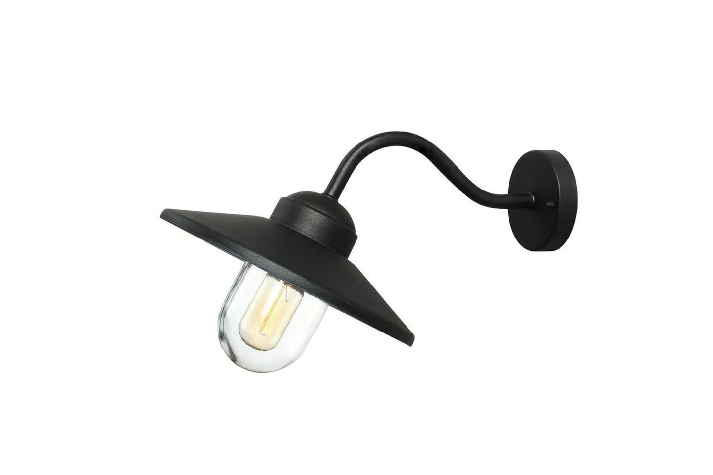 Utomhusvägglampa Elstead Lighting Klampenborg Svart - Svart
