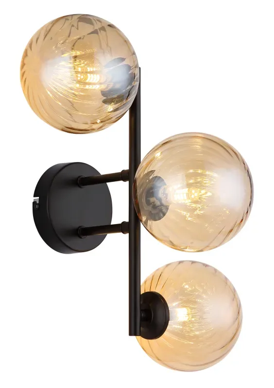 Globo Lighting - Conor 36cm - Vägglampa - Amber
